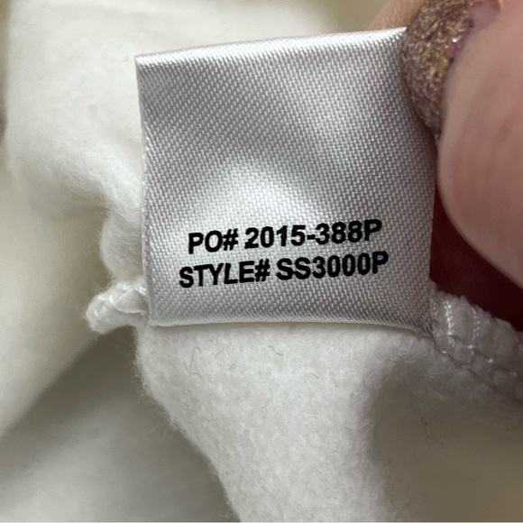 Taylor Swift Midnights White Long Sleeve Womens Sweatshirt Size 3XL Tour *FLAWED - Picture 5 of 13